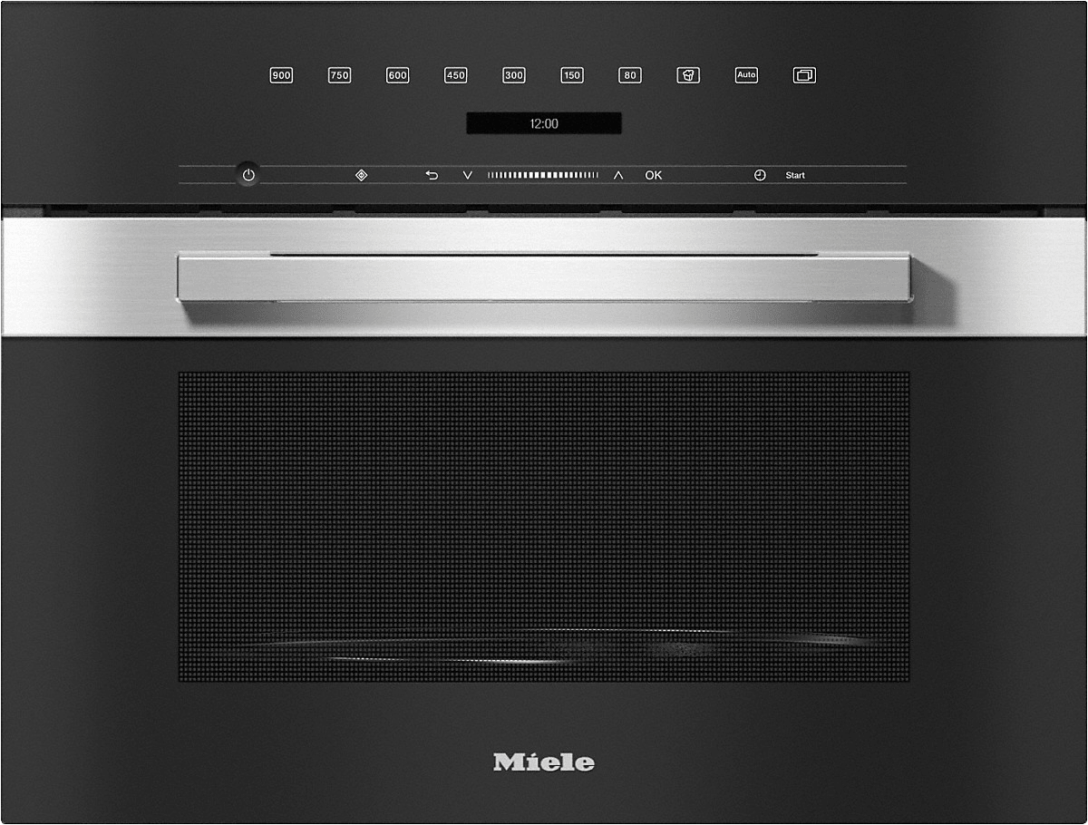 Микроволновая печь Miele M7240 Stal, черная